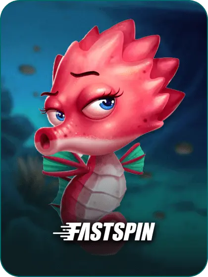 Fastspin fishing game seahorse character underwater arcade casino game